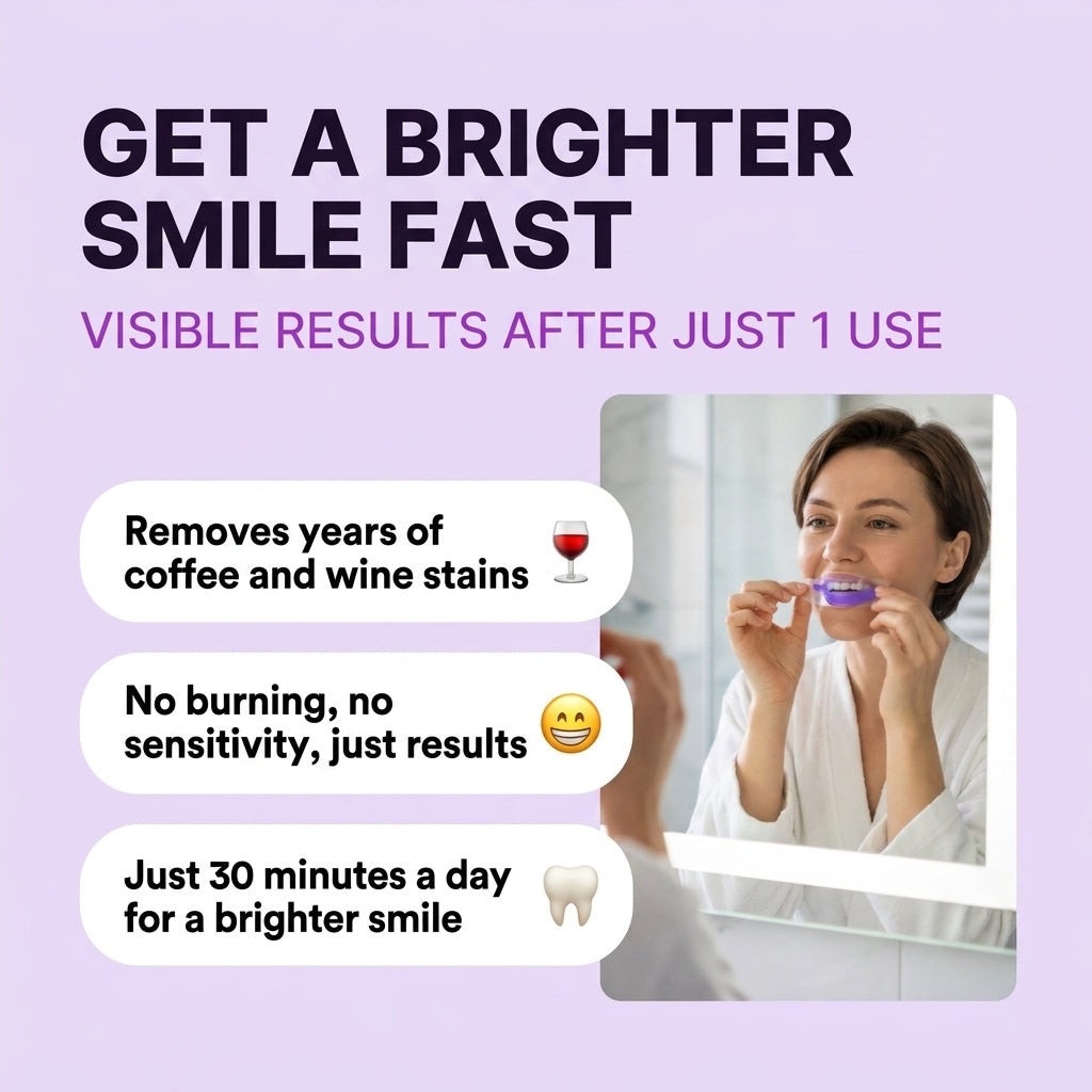 Purple Teeth Whitening Strips